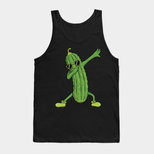 Dabbing Pickle Dancing Cucumber lover Funny Gifts Tank Top